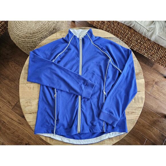 Lauren Ralph Lauren Active Zip-Up Shirt Jacket Women's XL Golf Tennis Athlesure - Picture 1 of 9